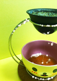 暑い日に☆冷めた濃い緑茶