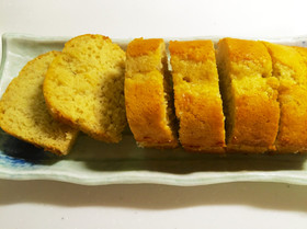 完熟バナナのしっとりパウンドケーキ
