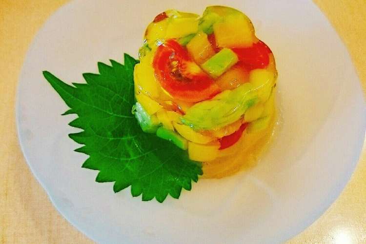 茅乃舎だし勝手にコラボ 夏のゼリー寄せ レシピ 作り方 By シャチコとノラミ クックパッド 簡単おいしいみんなのレシピが352万品
