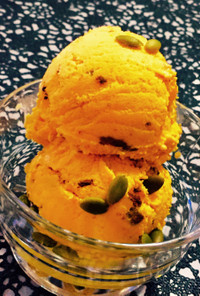 簡単チョコチップかぼちゃアイスクリーム