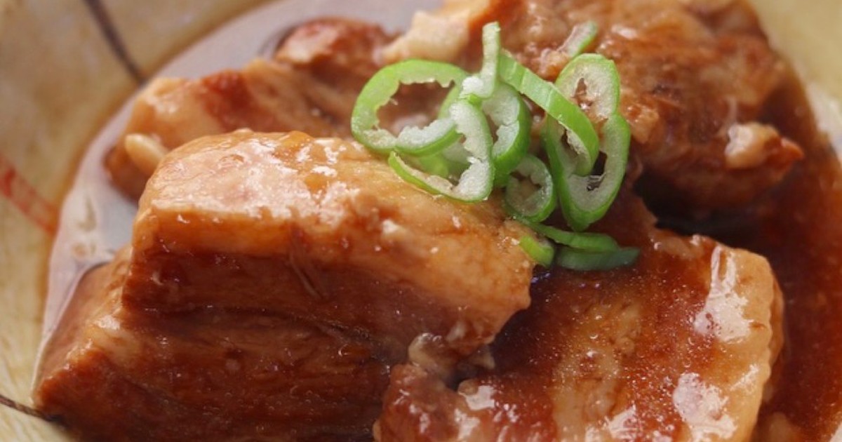 圧力鍋で簡単！トロトロ豚の角煮！ by マユミリオン 【クックパッド】 簡単おいしいみんなのレシピが333万品