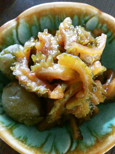 苦瓜と梅のチャツネ☆苦瓜の梅風味佃煮の写真