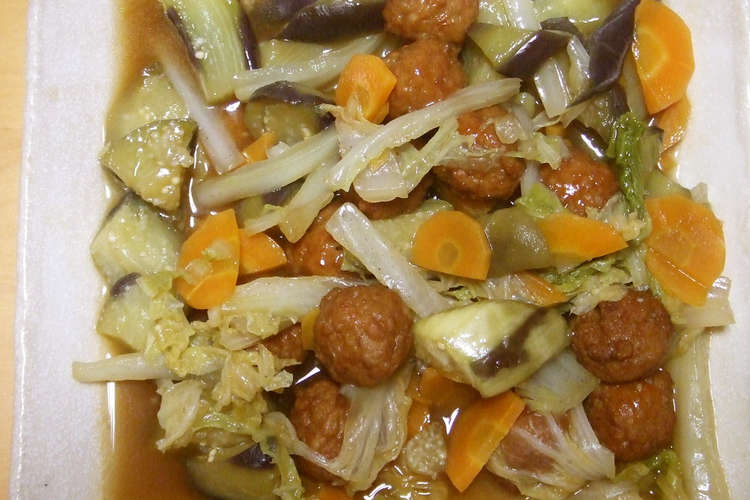 蒸し野菜とミートボールでメインのおかずに レシピ 作り方 By カッチャンまま クックパッド 簡単おいしいみんなのレシピが354万品