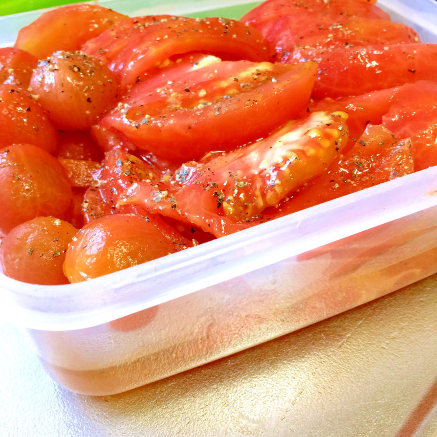 トマトのオリーブオイル漬けの画像