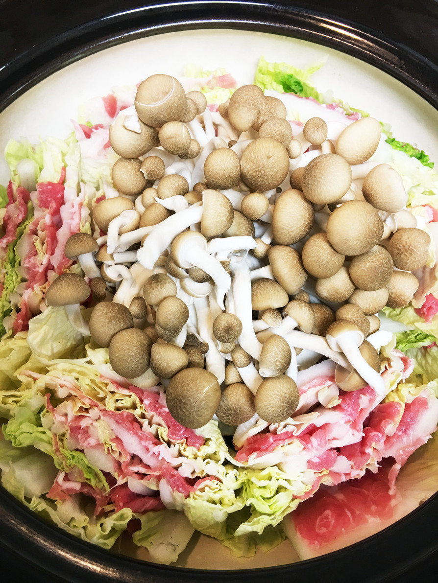 白菜豚肉ミルフィーユ鍋の画像