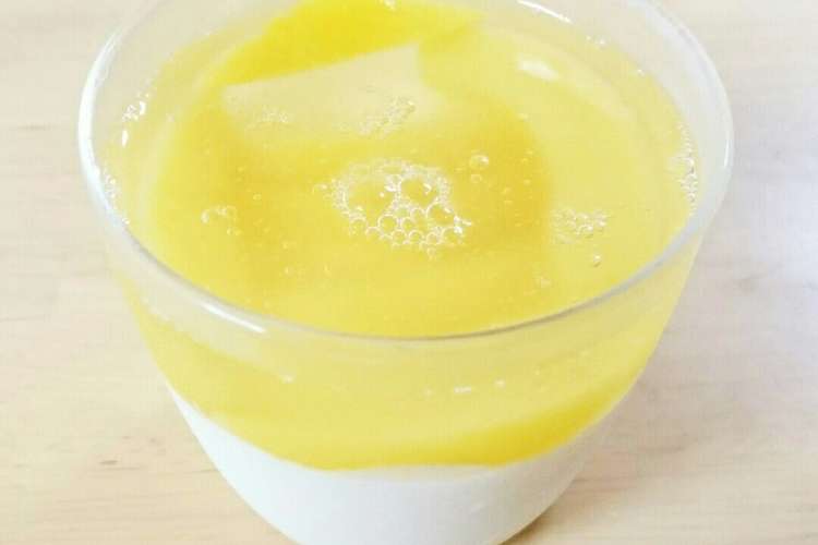 桃缶ゼリーとババロアのひんやりスイーツ レシピ 作り方 By Saa 310 クックパッド