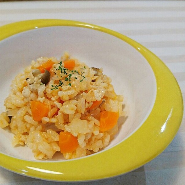 チキンライス 離乳食完了期 幼児食 レシピ 作り方 By かっぱの親分 クックパッド 簡単おいしいみんなのレシピが376万品