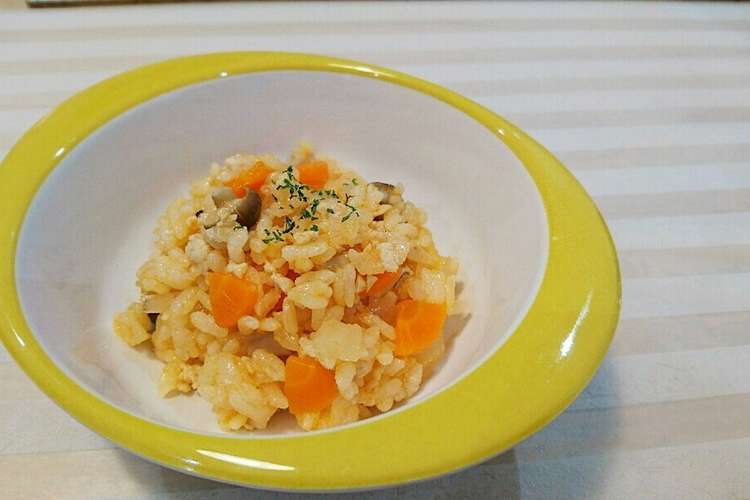 チキンライス 離乳食完了期 幼児食 レシピ 作り方 By かっぱの親分 クックパッド 簡単おいしいみんなのレシピが358万品