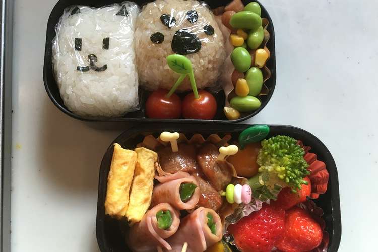 おとうさん犬キャラ弁 レシピ 作り方 By Miya Us クックパッド