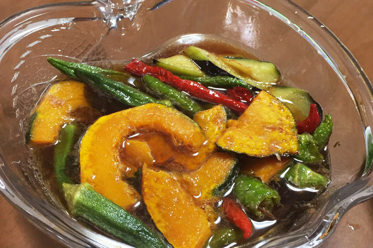 カンタン美味♪夏野菜の揚げ浸し レシピ・作り方 By Kmamicafe 【クックパッド】 簡単おいしいみんなのレシピが362万品