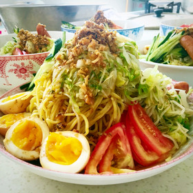 スタミナ冷やし中華(二郎風)