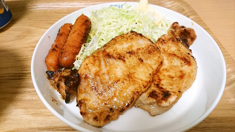 ☆男飯☆０１３　豚肉の味噌はちみつ焼きの画像