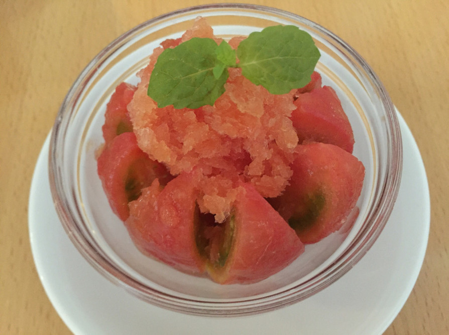 丸ごとトマトのソルベの画像