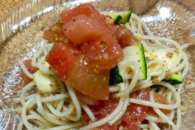 素麺サラダ トマトときゅうりで レシピ 作り方 By Hl クックパッド 簡単おいしいみんなのレシピが364万品