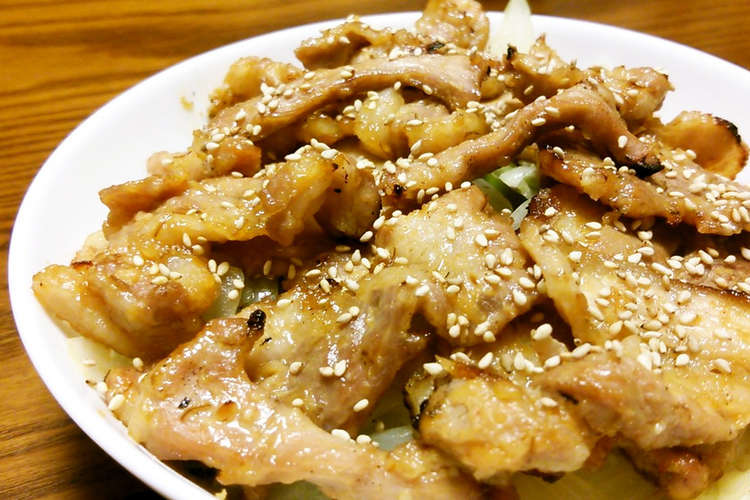 豚バラ 肩ロースのにんにく味噌焼き丼 レシピ 作り方 By いくおっちゃん クックパッド 簡単おいしいみんなのレシピが366万品