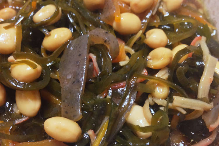 切り昆布と大豆の煮物 レシピ 作り方 By しんごまなおみそ クックパッド 簡単おいしいみんなのレシピが352万品