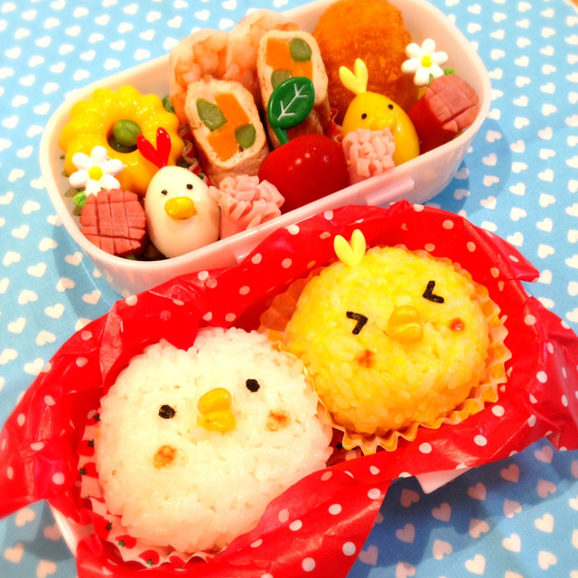 キャラ弁簡単おにぎり運動会可愛いキャラ弁 レシピ 作り方 By きゃわいいチャチャ クックパッド 簡単おいしいみんなのレシピが372万品