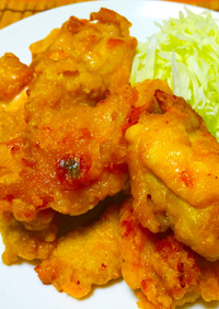 ニンニクと生姜香る秘伝のタレの鶏唐揚げ