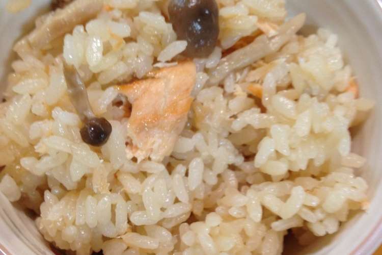 白だしで簡単 鮭ハラスの炊き込みご飯 レシピ 作り方 By ゆすひと クックパッド