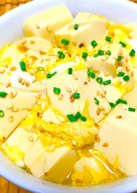 トロトロ☆半熟卵の豆腐たまご丼
