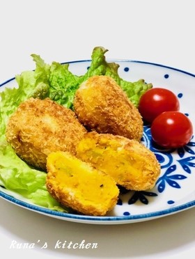 懐かしの甘~いかぼちゃコロッケ