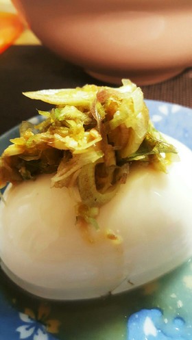 世羅幸水農園なしみつ使用みょうがの和え物