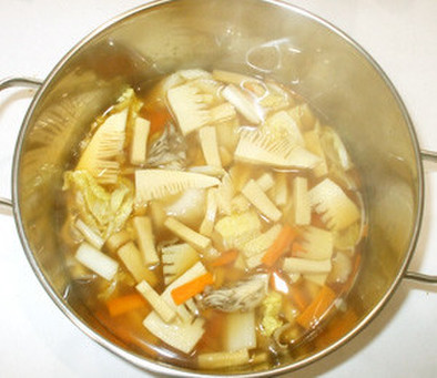 高野豆腐と白菜のダイエット中華風スープの写真