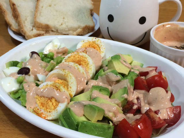 500 トップ画像食品 Hd 適切な コブサラダ レシピ ドレッシング