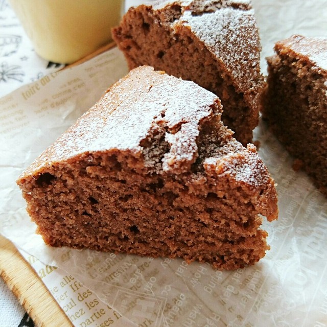 ホケミで簡単 卵不使用チョコケーキ レシピ 作り方 By ゆぅゅぅ クックパッド