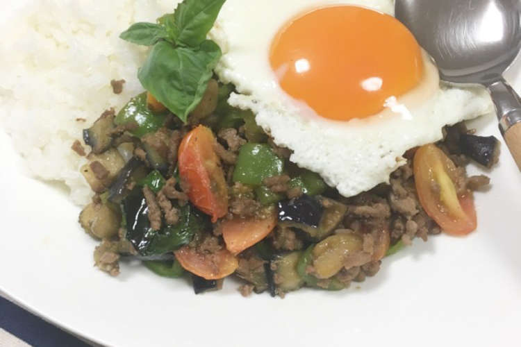 お家で簡単アジアン料理 ガパオライス レシピ 作り方 By Chikapon クックパッド 簡単おいしいみんなのレシピが352万品