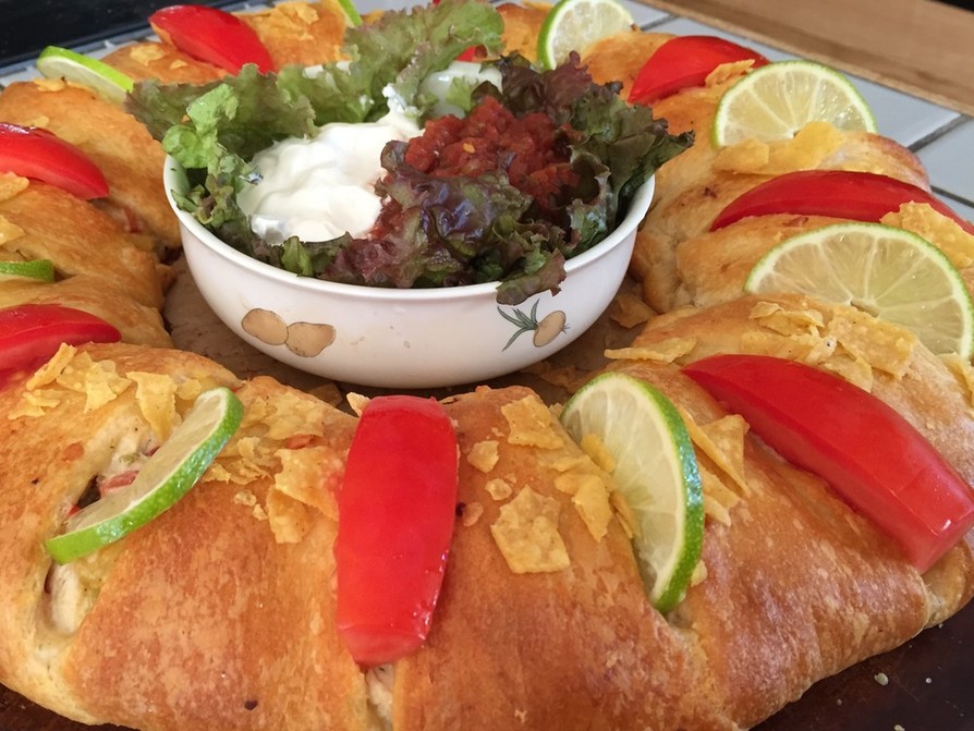 太鼓腹チキンのエンチラーダスープのレシピ