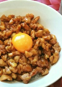 簡単♡鶏そぼろまぶし丼(о´∀`о)