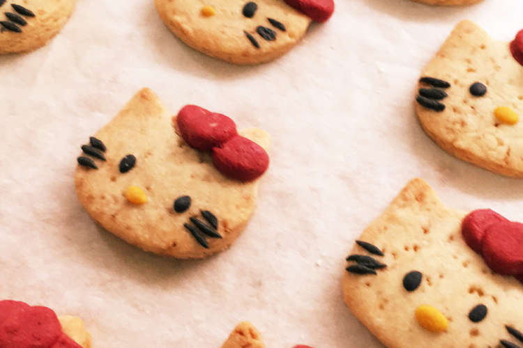 キティちゃんのクッキー生地 レシピ 作り方 By りすこにゃん クックパッド 簡単おいしいみんなのレシピが350万品