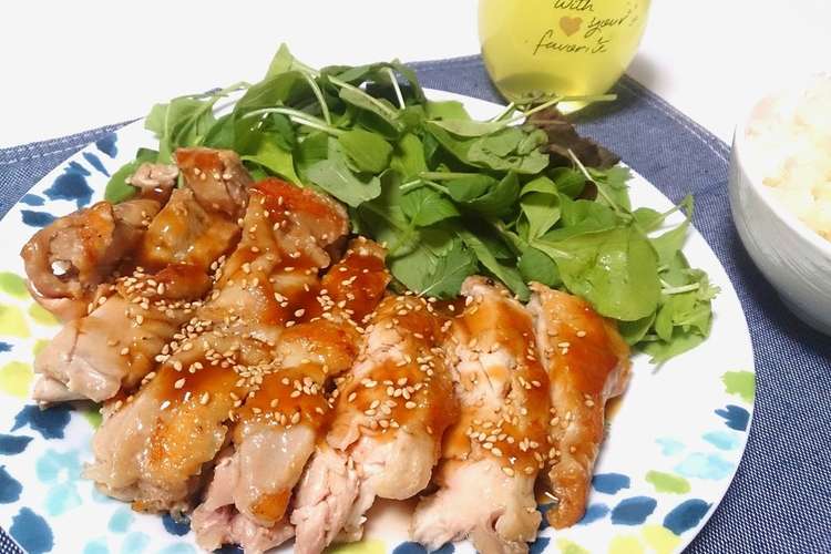 うまうま チキンステーキの黒酢ソースがけ レシピ 作り方 By ガンバ郎 クックパッド 簡単おいしいみんなのレシピが360万品