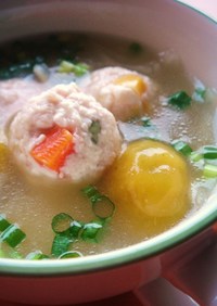 白玉＆肉団子の中華スープ