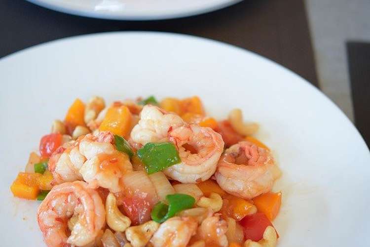 海老とパプリカのエスニック炒め レシピ 作り方 By はずき クックパッド