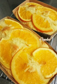 簡単☆オレンジとバナナのパウンドケーキ