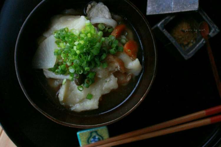 宮城の郷土料理 はっと汁 レシピ 作り方 By Mintの台所 クックパッド