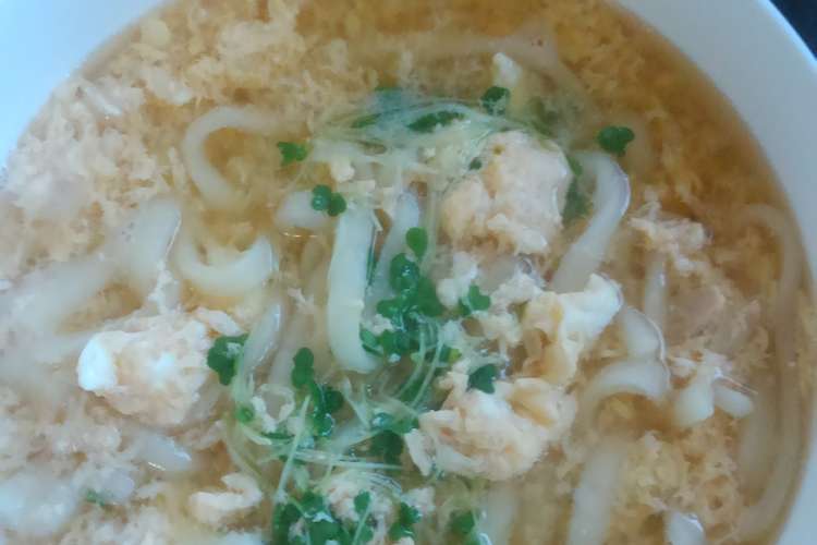 ツナ入り 卵とじうどん レシピ 作り方 By イチママ クックパッド