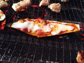 BBQ☆超簡単なすピザ!