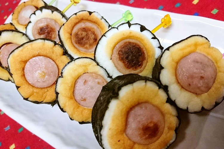 お弁当にも ウインナーのはんぺん磯部巻 レシピ 作り方 By ｓ４ クックパッド 簡単おいしいみんなのレシピが352万品