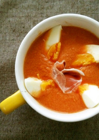 【冷製スープ】手軽に作った『サルモレホ』