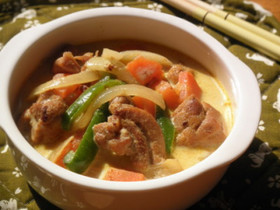 鶏肉のミルク煮☆ガラムマサラ風味