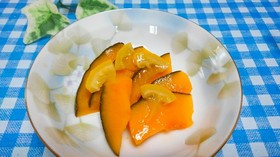♪レンジで簡単♪南瓜レモン
