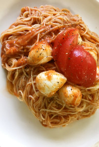 トマトの冷製カッペリーニ