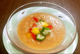 ベジローストで夏野菜たっぷりガスパッチョ