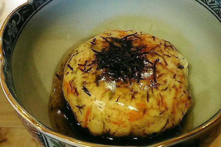 レンジで簡単 豆腐しんじょの海苔あん レシピ 作り方 By Mayo Sキッチン クックパッド 簡単おいしいみんなのレシピが352万品