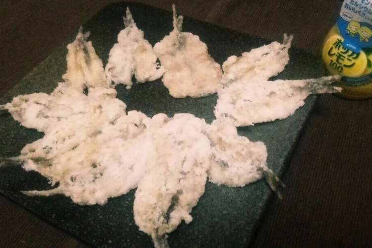 釣り料理1 簡単カタクチイワシの竜田揚げ レシピ 作り方 By コロンとお豆 クックパッド 簡単おいしいみんなのレシピが353万品