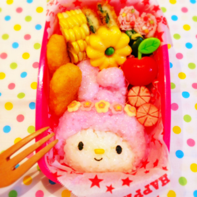 キャラ弁簡単マイメロ可愛いお弁当運動会 レシピ 作り方 By きゃわいいチャチャ クックパッド 簡単おいしいみんなのレシピが357万品