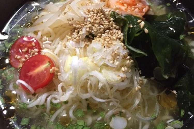 冷製即席麺 冷やしインスタントラーメン レシピ 作り方 By 311 クックパッド 簡単おいしいみんなのレシピが361万品